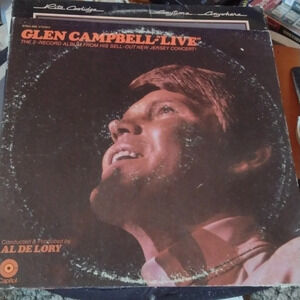 Glen Campbell Double Live LP